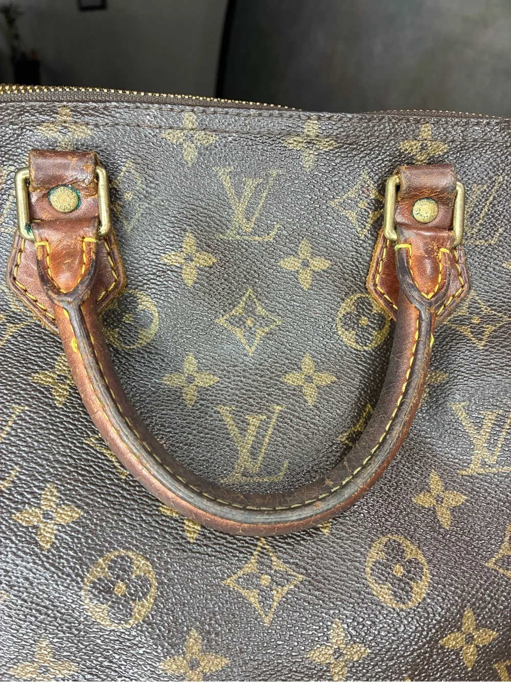 Louis Vuitton speedy 40 Brown/Gold Monogram Travel Duffel